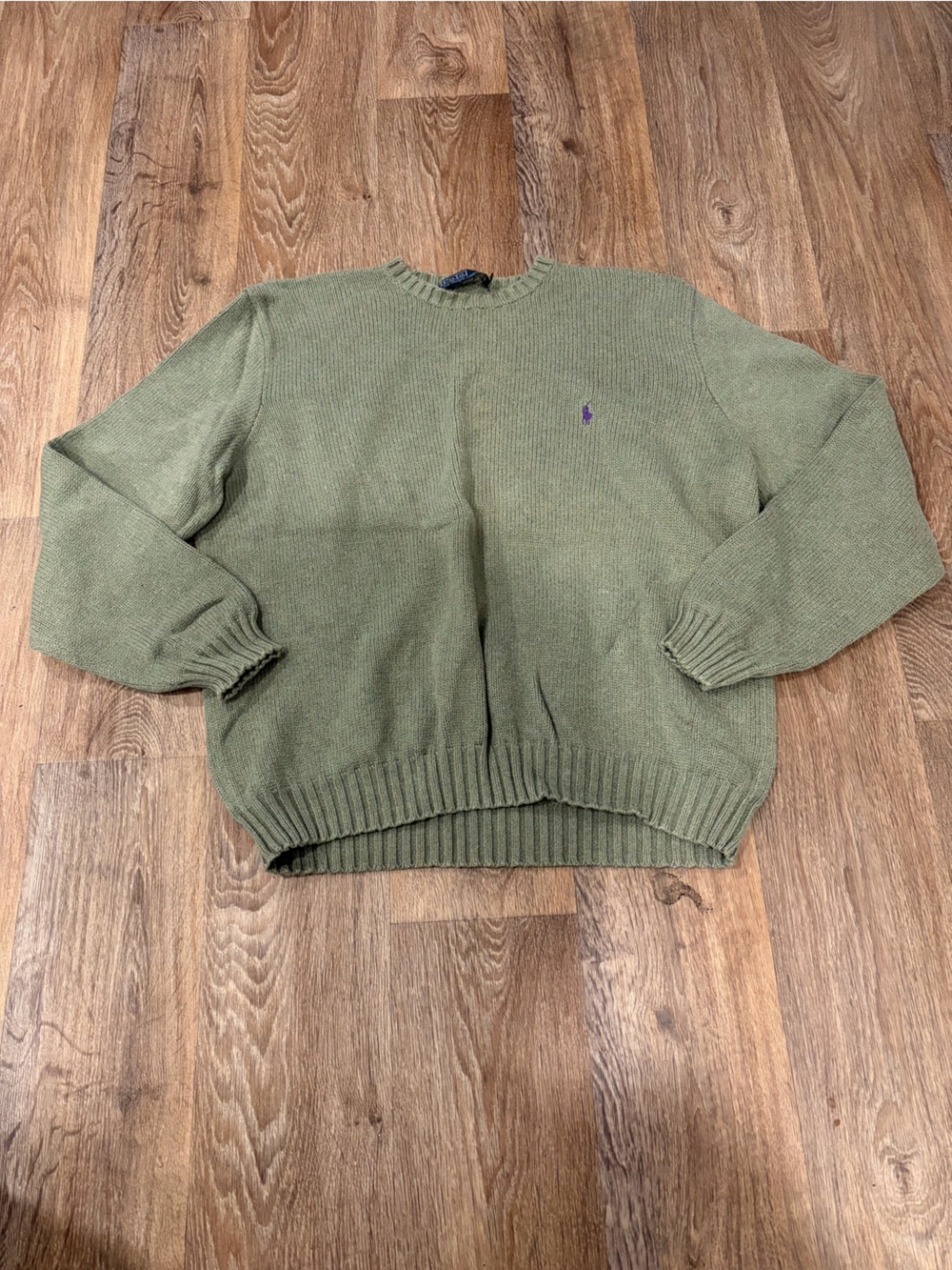 Polo by Ralph Lauren Olive Green Crewneck Sweater